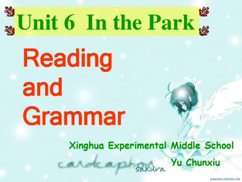 Unit6 In the Park PPT课件 译林牛津版