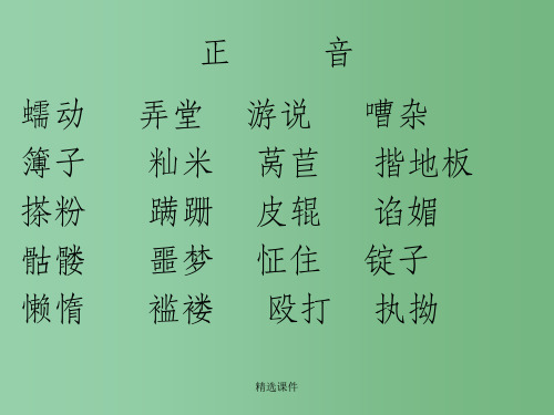 高中语文 《包身工》精品课件 新人教版必修1