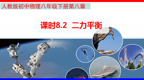 (人教版)八年级物理下册同步教学课件：8.2 二力平衡