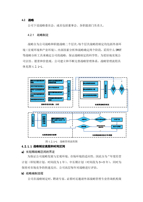 市长质量奖自评报告(4.2战略)