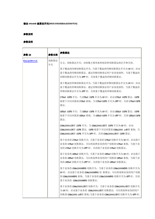 LTE常用命令及参数解释