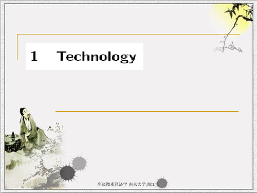 高级微观经济学-南京大学,郑江淮