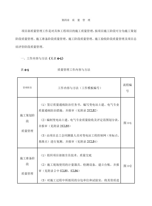 国家电网公司施工项目部标准化工作手册kV变电