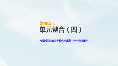2019年高考历史(人教版)一轮复习课件单元整合(四)