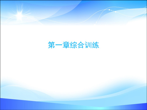 六年级下册数学毕业总复习课件-第一章数的认识综合训练 人教新课标(共13张PPT)