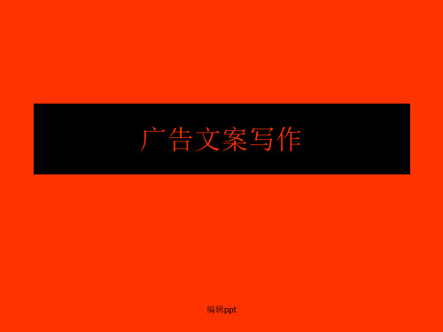 《广告文案写作》