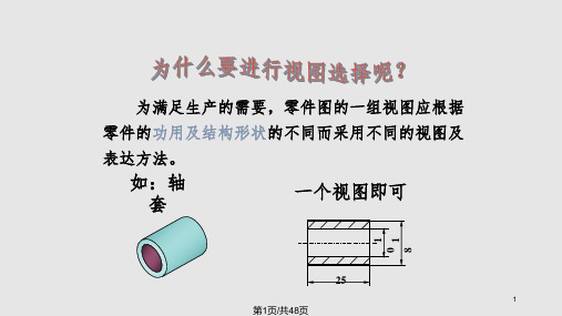 零件图的视图选择PPT课件