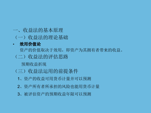收益法 (2)