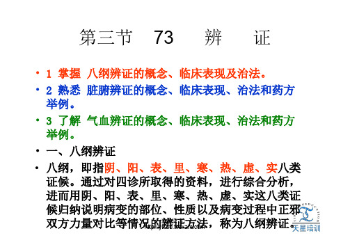 天星培训执业药师之中医诊断基础04