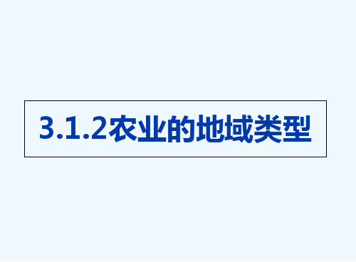 2020_2021学年高中地理第三章生产活动与地域联系第一节农业区位因素与地域类型课件3中图版必修2