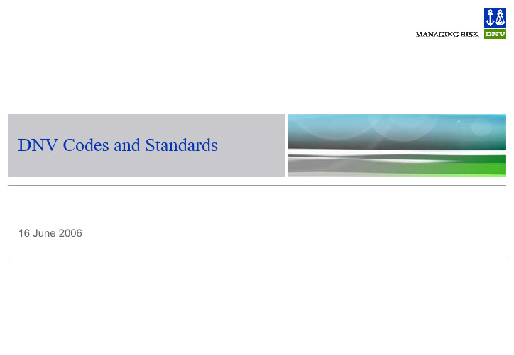 DNV Codes