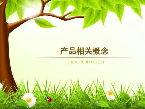 产品相关概念