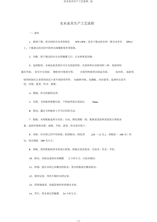 实木家具生产工艺流程 (2)