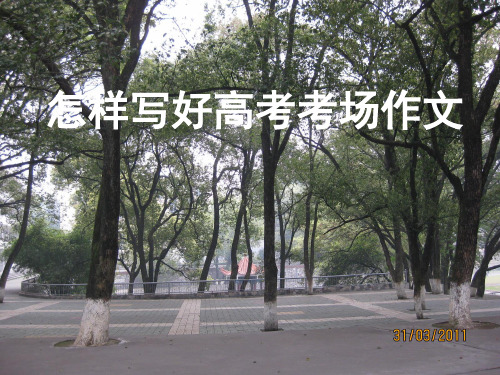 怎样写好高考考场作文