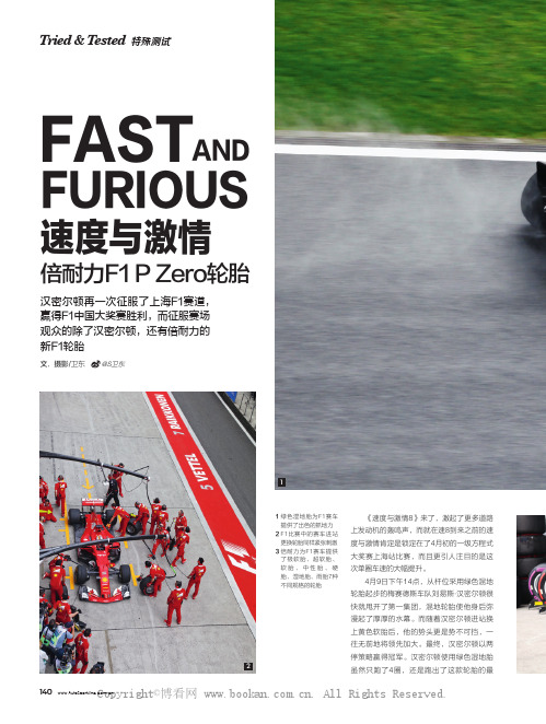 速度与激情 倍耐力F1 P Zero轮胎
