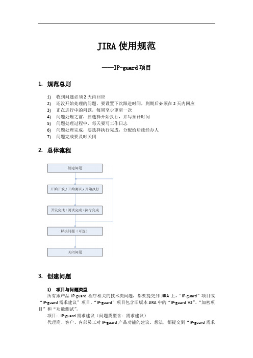 JIRA4使用规范