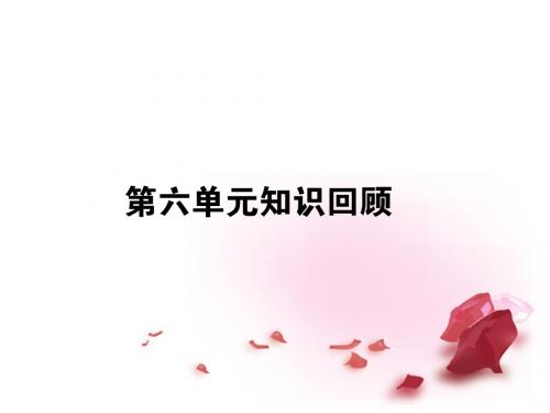 高中英语 Module6单元知识总结 外研版必修2课件