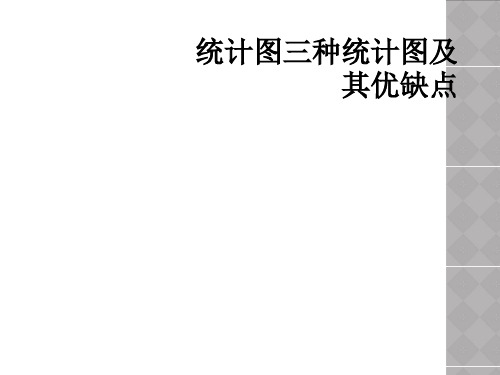 统计图三种统计图及其优缺点