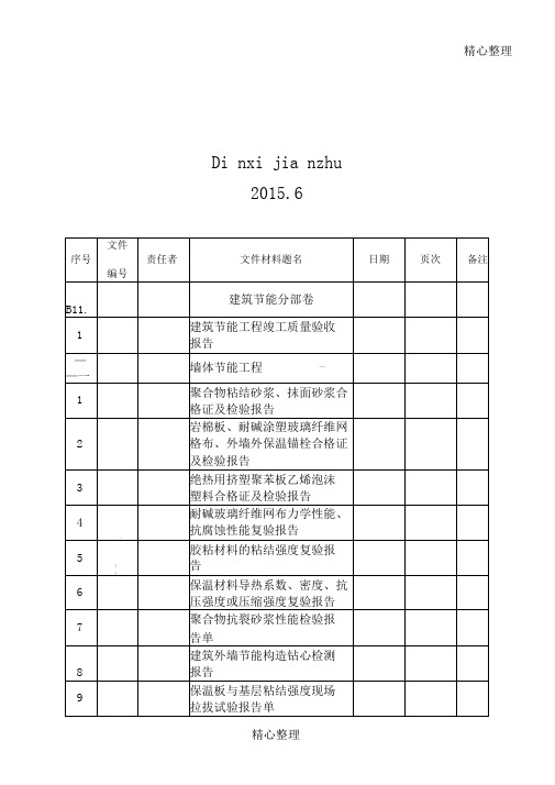 建筑节能目录
