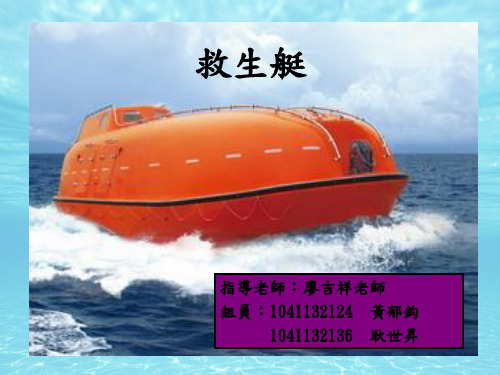 救生艇故障排除报告