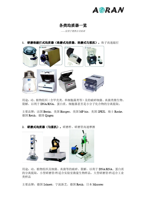 组织匀浆器
