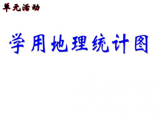 第四单元 单元活动学用地理统计图