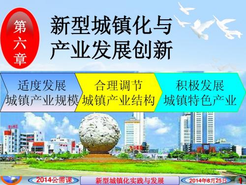 2014广东公需课新型城镇化实践与发展第六章