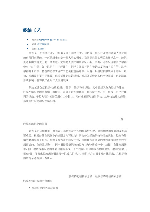 经编工艺