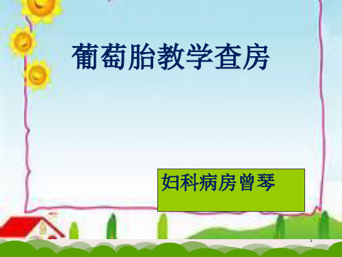 葡萄胎护理教学查房