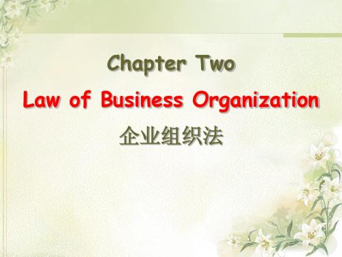 国际商法第二章