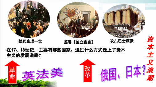 人教部编版历史九年级下册日本明治维新完美课件