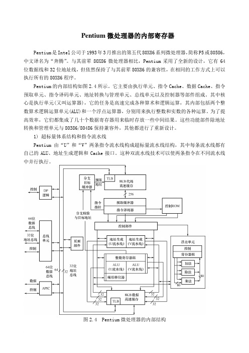 Pentium微处理器内部寄存器