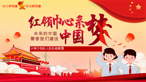 2020小学生少先队入队队前认识学习ppt
