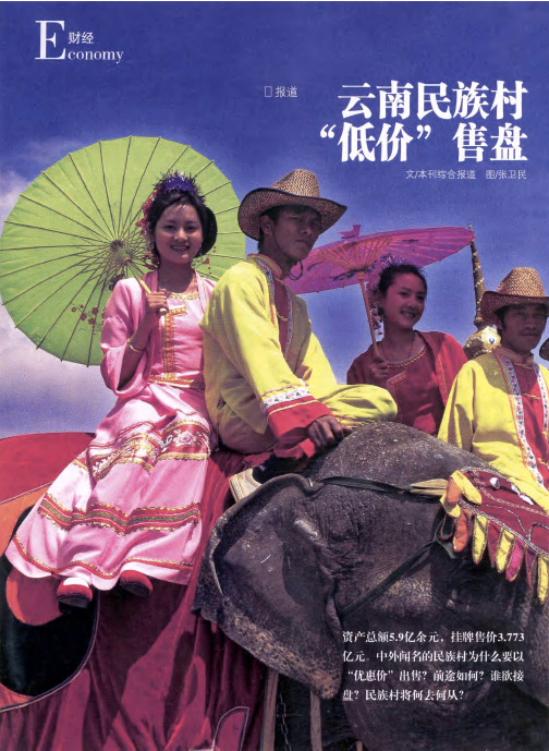 云南民族村“低价”售盘