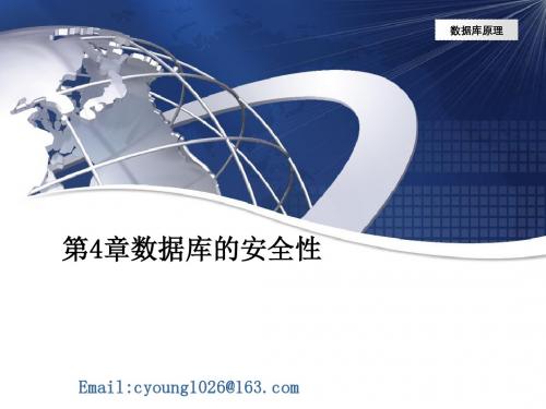 数据库的安全性概述(PPT 70张)
