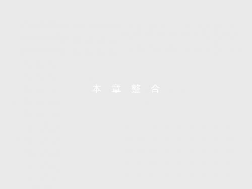高中数学人教B版选修1-1课件：本章整合2
