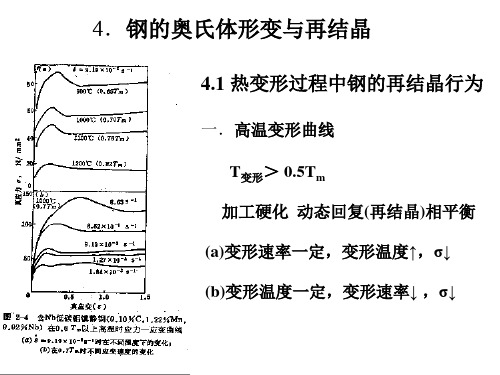 4.钢的奥氏体形变与再结晶