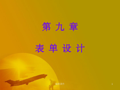 《VF程序设计》全套PPT电子教程-第九章 表单设计