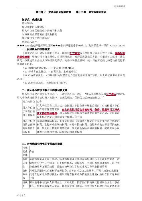 初级经济师考试辅导人力资源管理专业知识与实务12章