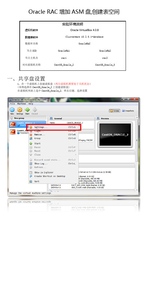 Oracle RAC增加ASM盘,创建表空间