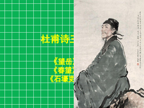 八年级语文上册25《杜甫诗三首》课件新人教版