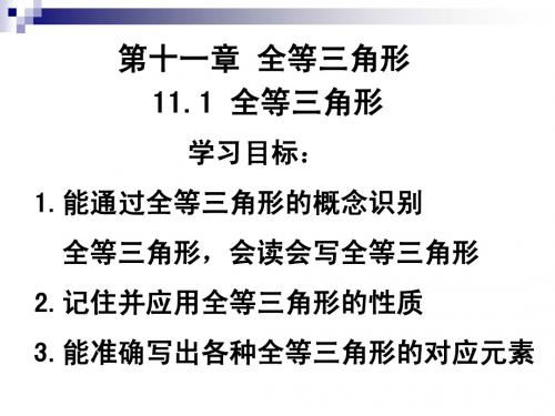 8月31日11.1全等三角形