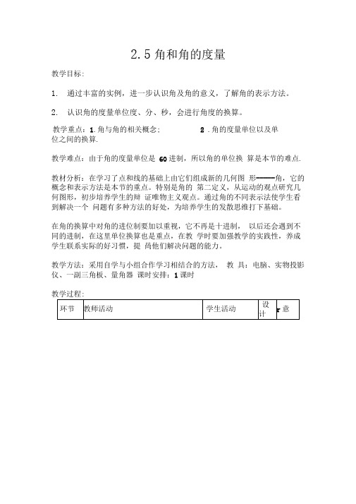 角和角的度量