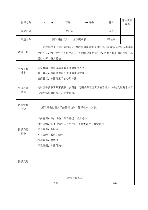 图形图像工具——光影魔术手