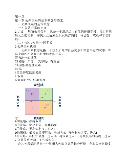 公关第一章