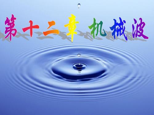 12、机械波