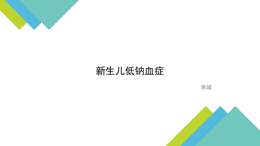 新生儿低钠血症