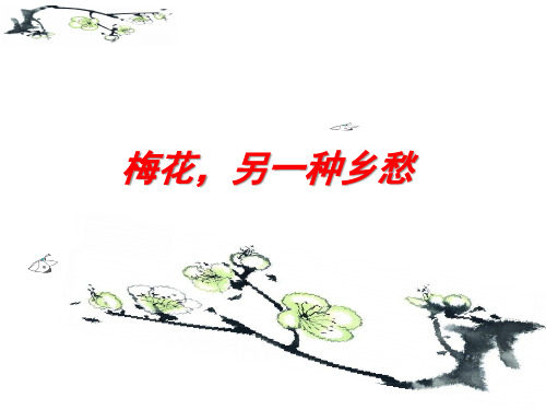 梅花是另一种乡愁