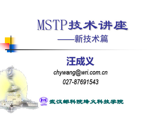 MSTP技术讲座0409-新技术篇