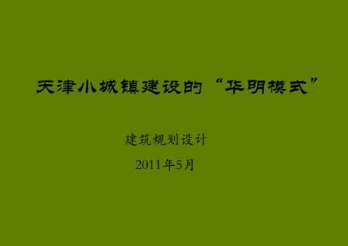 华明示范镇
